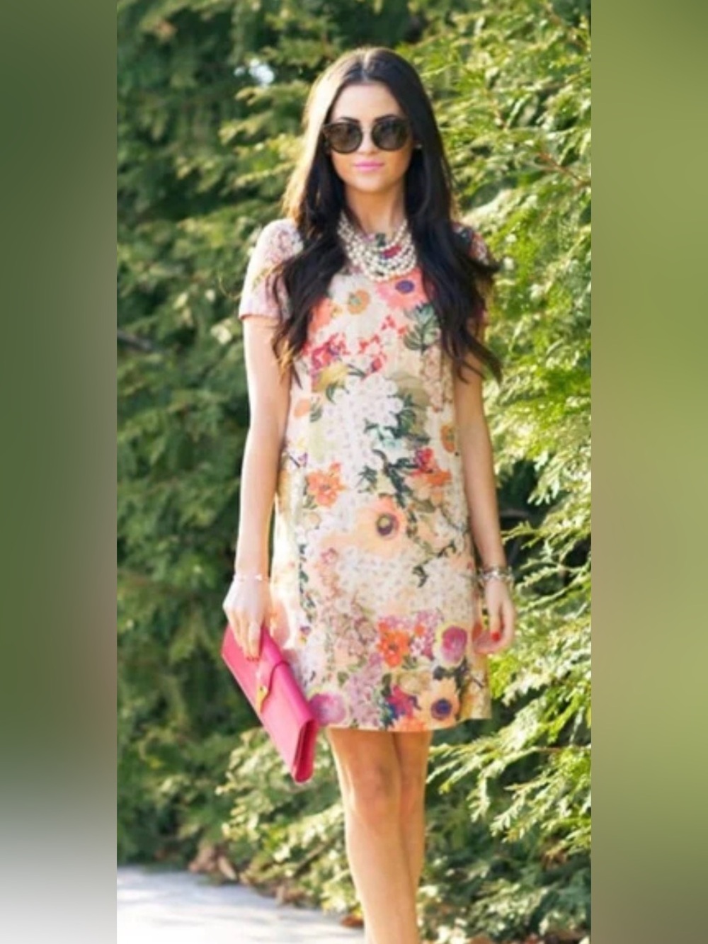 NWOT Tory Burch "Kaley" Floral Printed Jacquard Shift Dress